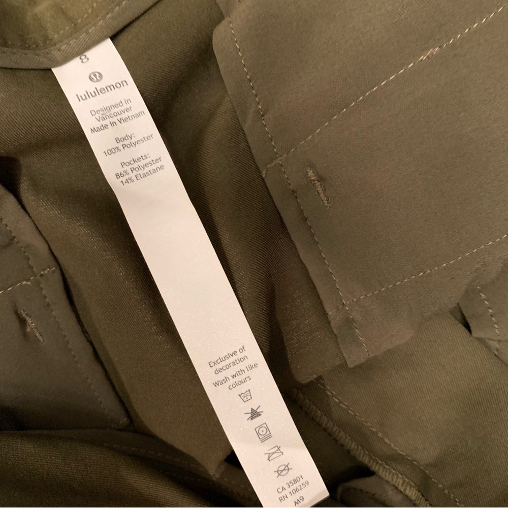 lululemon athletica Olive Green Straight-Leg Pants - Picture 2 of 16